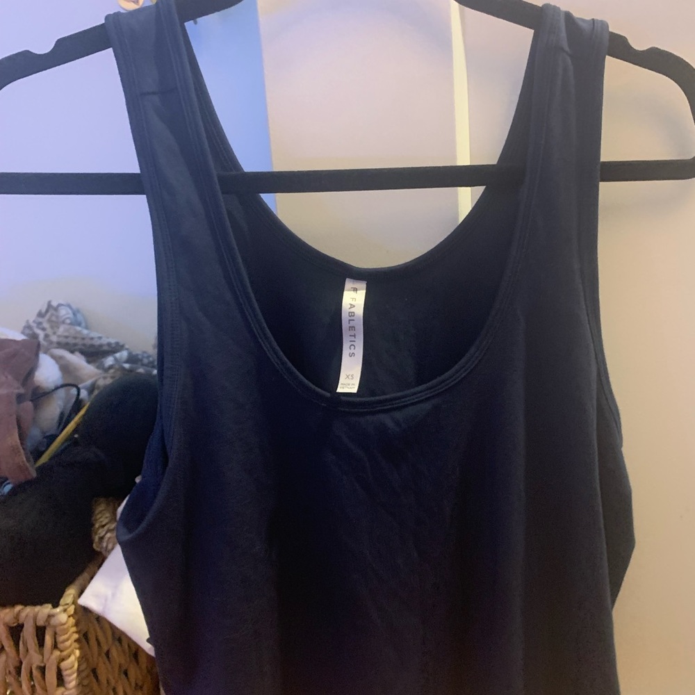 Fabletics dark blue workout tank loose fitting